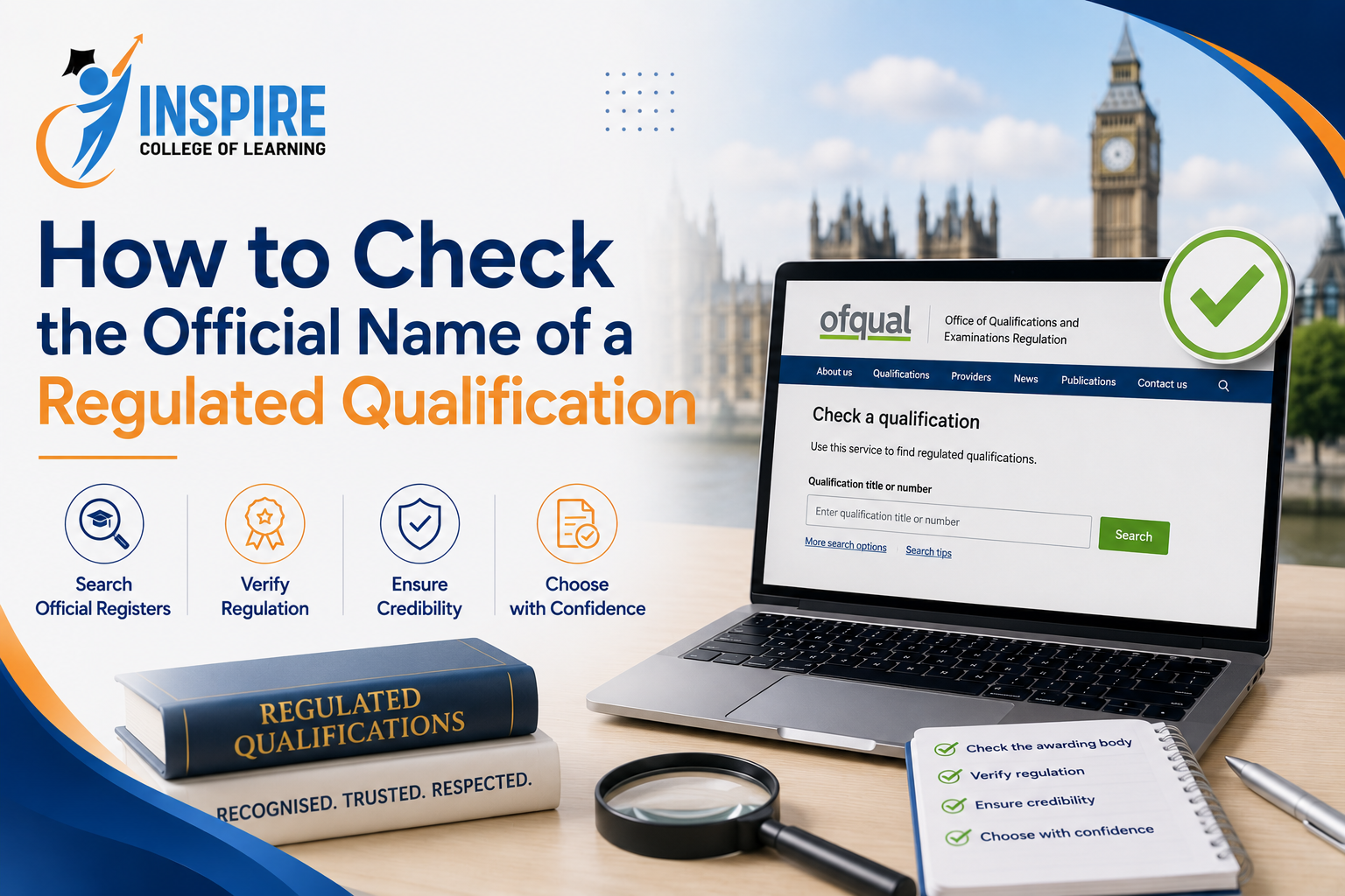 How to Check the Official Name of a Regulated Qualification
